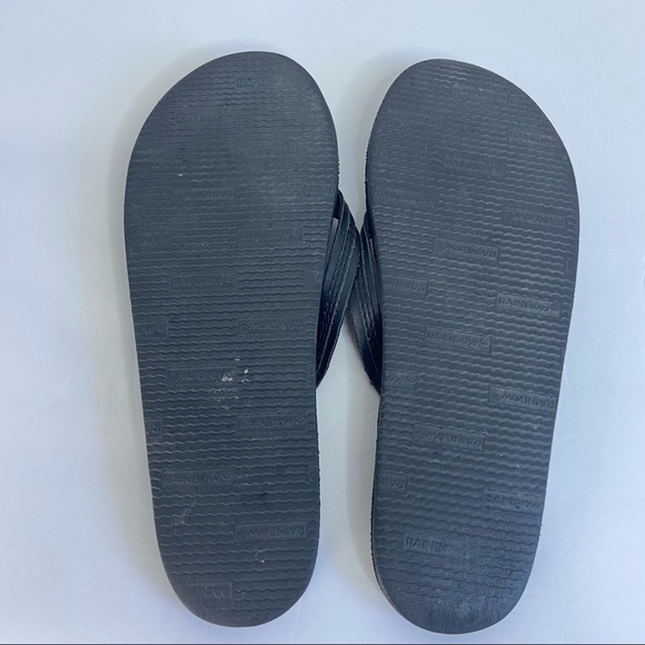 Rainbows Flirty Braidy Leather Flip Flop 6.5 - Picture 8 of 9